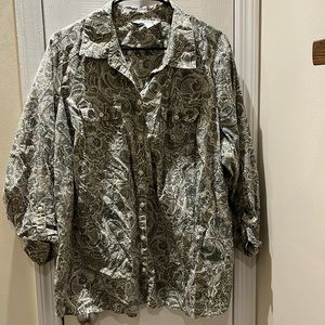 Croft and Barrow Argyle button Up